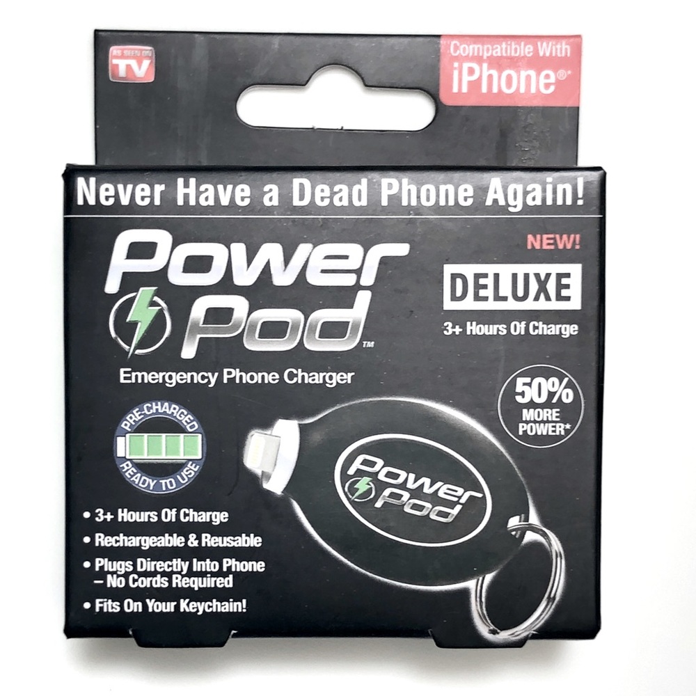 Power pod: Emergency phone charger NIB